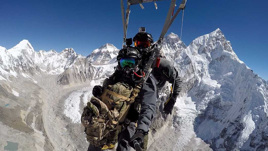 Military Freefall Record at Mt. Everest