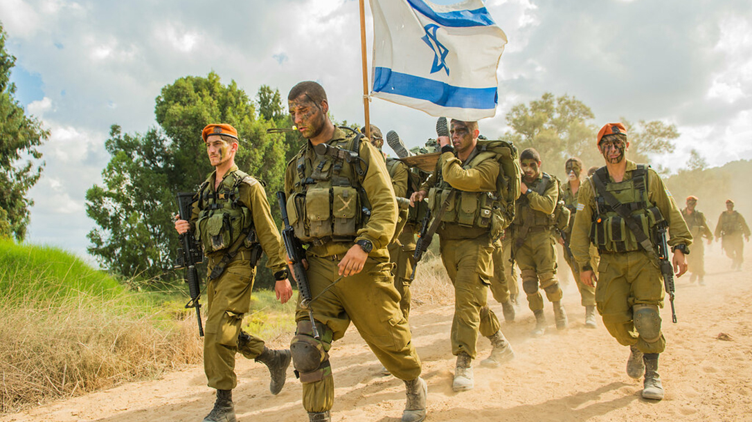 IDF are fierce warfighters, shown here on a march.
