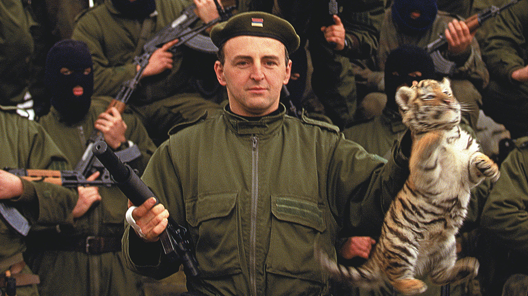 Super Tigers military unit led by Zeljko "Arkan" Raznatovic.