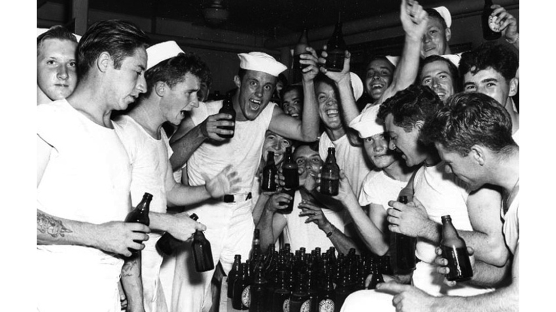 Sailors during World War ll onboard ship!