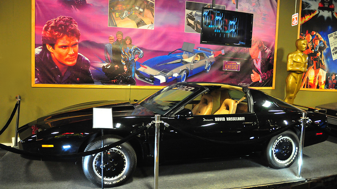 KITT sits on display inside the Voler Auto Museum for all to see.