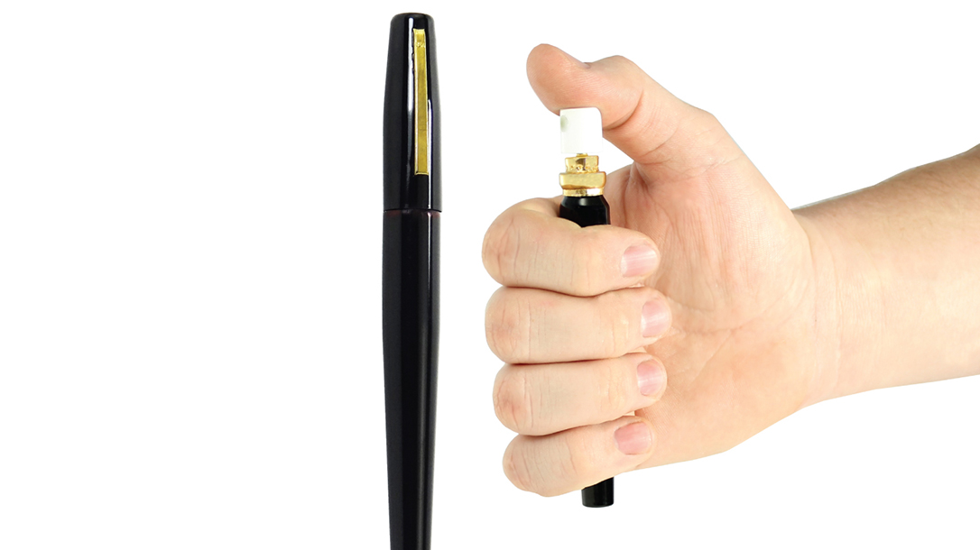 Neat, discreet, and able to pack some serious heat, this pen has it all!
