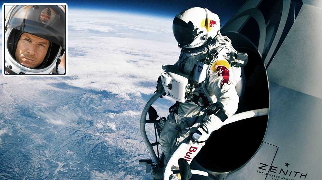 In 2012, Austrian skydiver Felix Baumgartner floated to 24 miles above the earth aboard a helium balloon.
