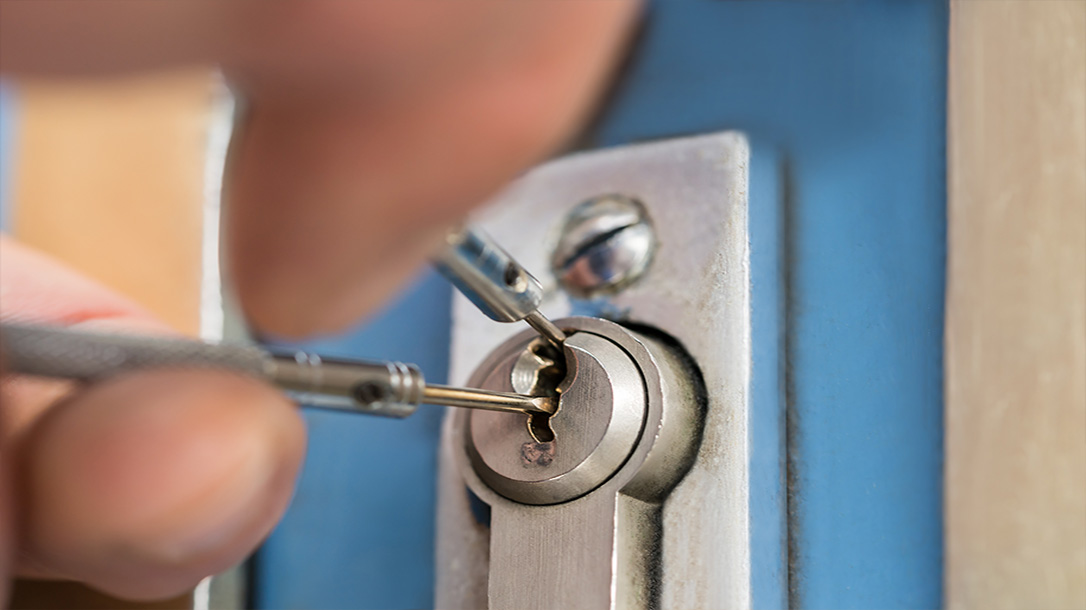 Learning how to pick a lock is a useful skillset.