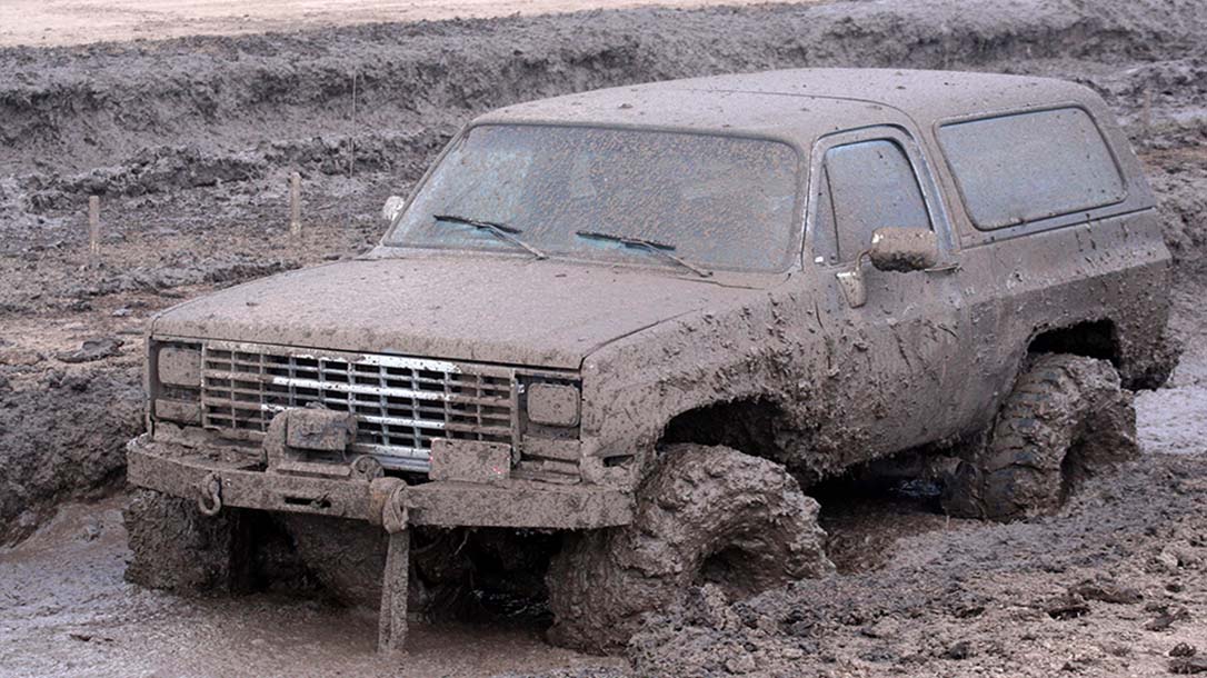 Getting stuck in the mud is no fun at all.