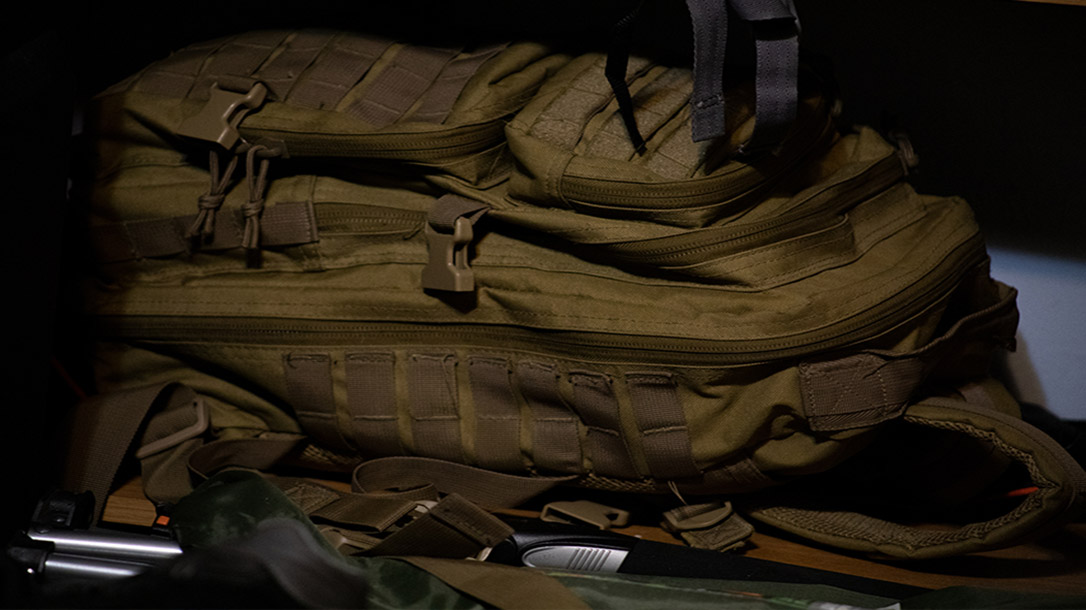 A rucksack contains anything from personal gear to heavy weights for intense rucking.