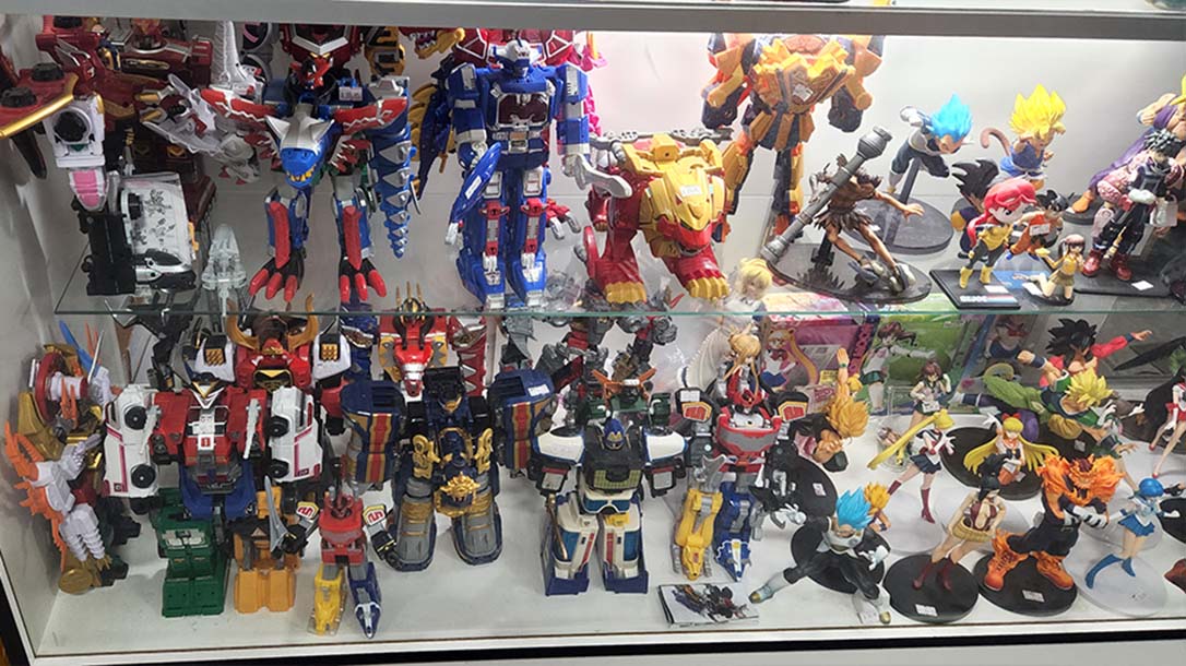 Toys like Transformers and various Japanese cartoon series figures are steadily increasing in value.