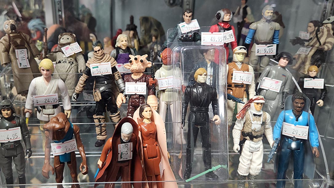 Vintage Action Figures scubas Star Wars figures are highly collectable and can be quite valuable.