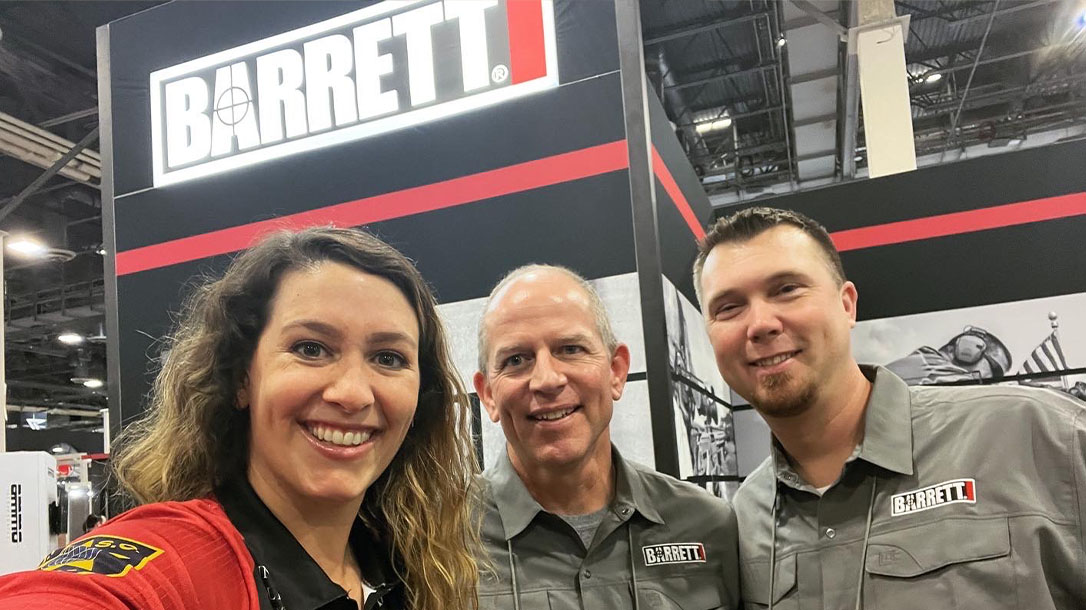 Barrett firearms friends and I at SHOT show 2023.