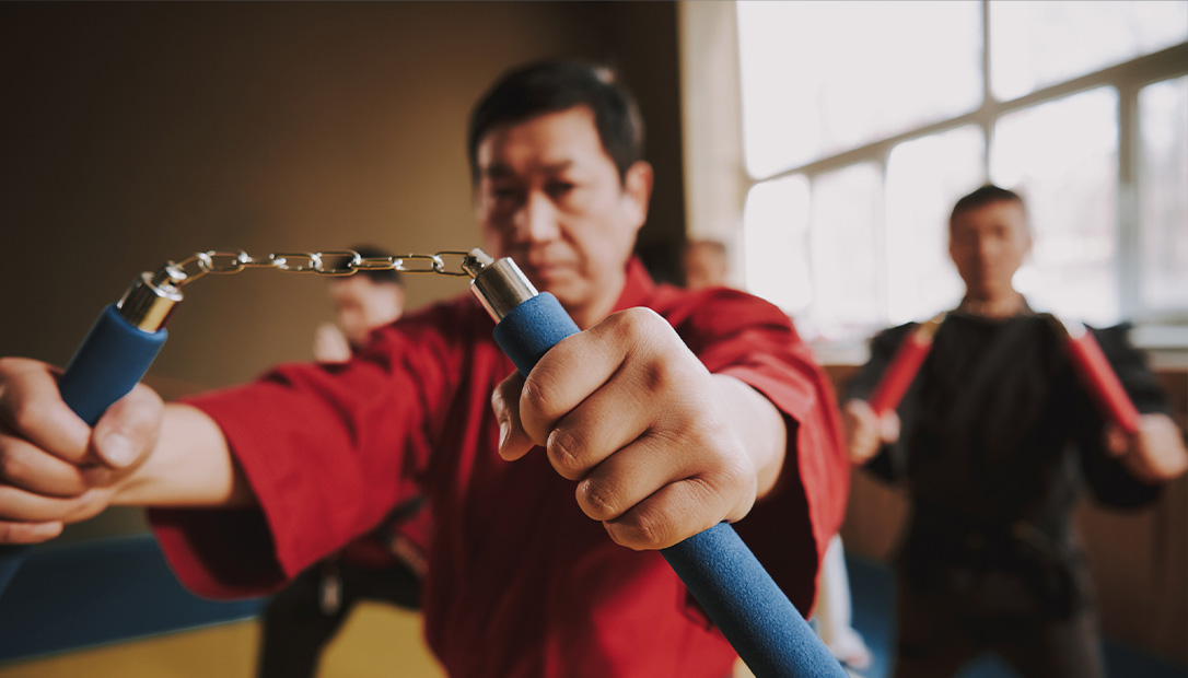 Can you really use nunchucks to save your life and the lives of others?