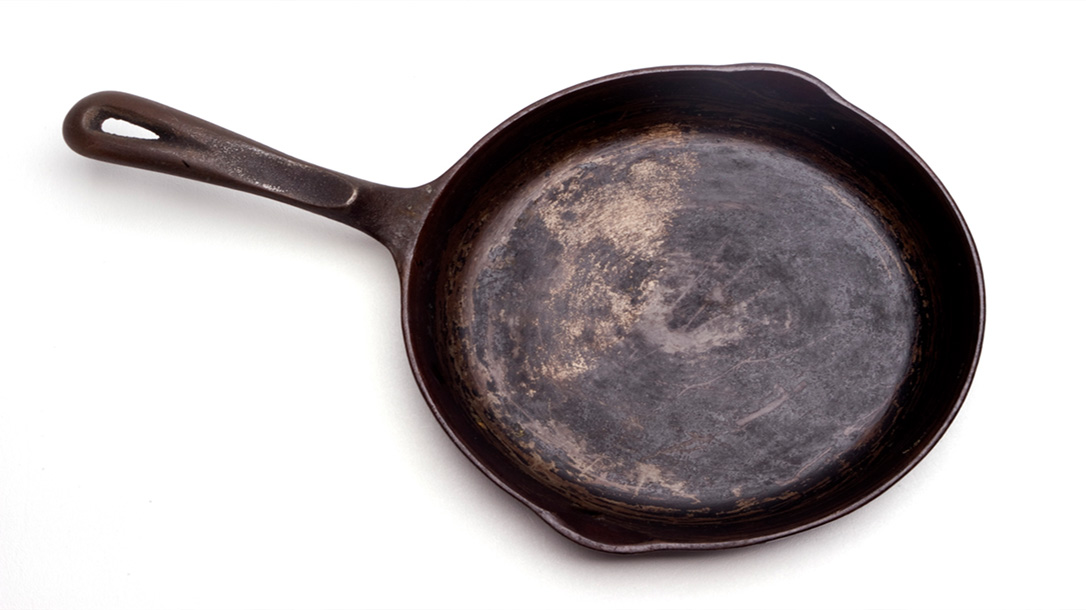 Cast iron pans can last for a very long time if taken care of properly.